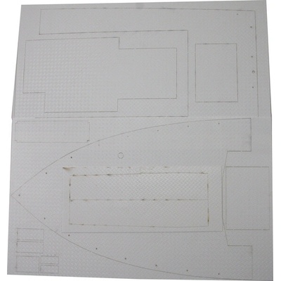 ROMARIN Hasičská loď FLB-1 sada plátů paluby KR-ro1093