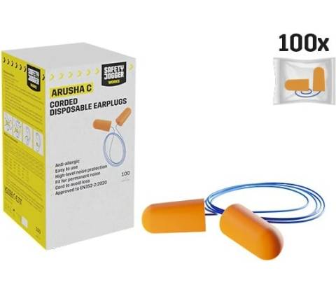 ARUSHA CORDED 100 štupľe do uší