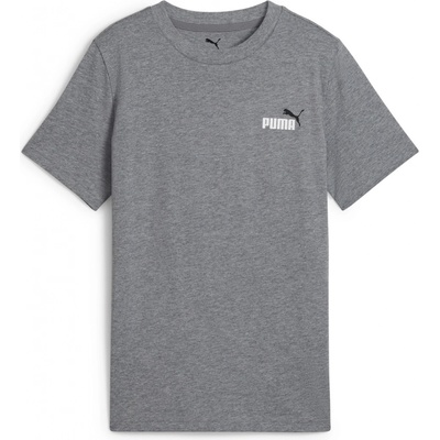 Puma Essentials 2 Color Small No.1 Logo Tee B sivá