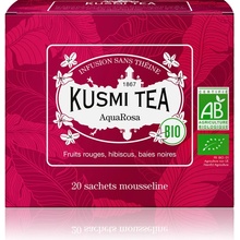 Kusmi Tea Porcovaný bio organický ovocný čaj AquaRosa 20 sáčků 40 g