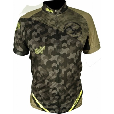 Haven Singletrail s krátkým rukávom čierne-khaki