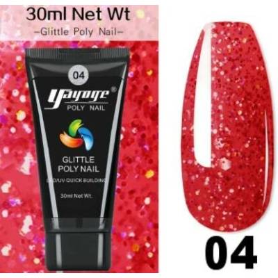 YAYOGE poly gel glitter 04 30 ml