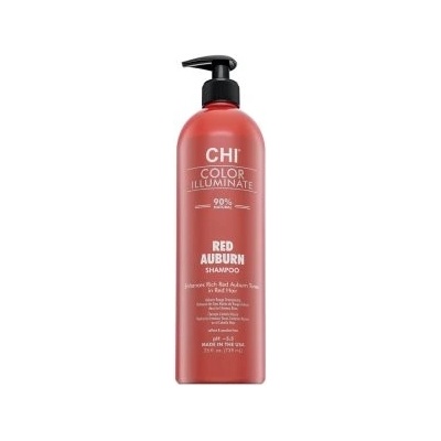 CHI Color Illuminate Red Auburn Shampoo rozjasňujúci šampón pre oživenie červených odtieňov 739 ml