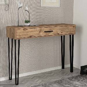 TopMebel Конзола Rochel TopMebel от меламин в цвят атлантически бор 120x35x89, 8cm