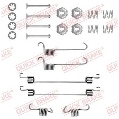 Súprava príslušenstva, brzdové čeľuste Quick Brake 105-0650
