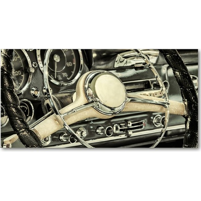 Foto obraz sklo tvrzené kabriolet 100x50 cm