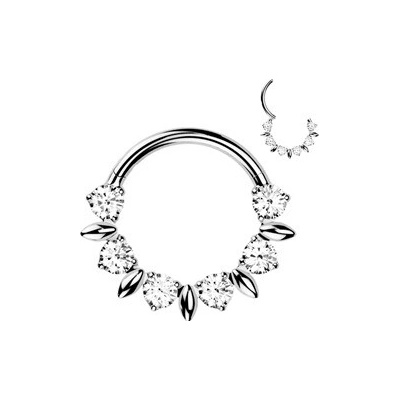 Šperky4U Piercing segment kruh TITAN TIT1601-1210