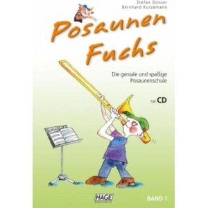 Posaunen Fuchs Band 1 mit QR-Code | Stefan Dünser, Bernhard Kurzemann, Helmut Hage (2008)