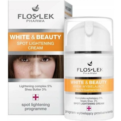 Krém proti pigmentovým skvrnám na obličej Flos-Lek 0 SPF denní krém 50 ml