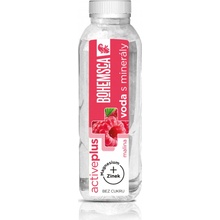 Bohemsca Active plus voda s minerálmi malina 390 ml