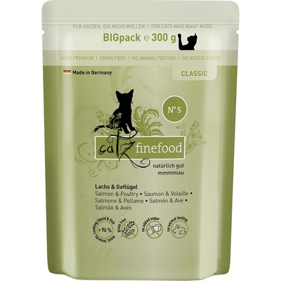 Catz Finefood losos a drůbeží 6 x 300 g
