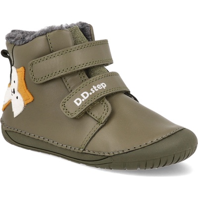 D.D.Step zimní barefoot obuv w070-52301b khaki