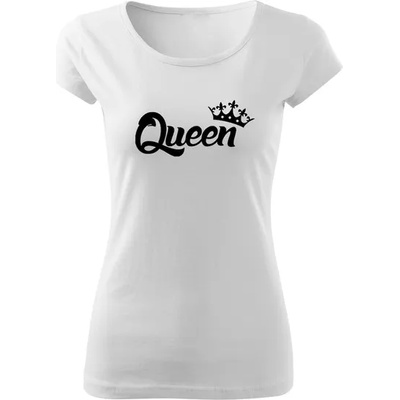 DRAGOWA дамска тениска, Queen, бяла, 150г/м2 (6504)