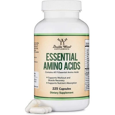 Double Wood Supplements Essential amino acids - Есенциални аминокиселини, 225 капсули Double Wood (G2N4E5 DW)