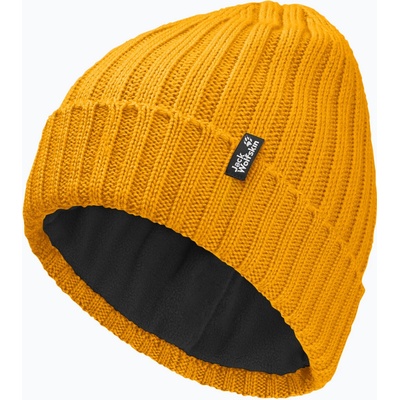 Jack Wolfskin Zimná čiapka Rib Knit burly yellow jw