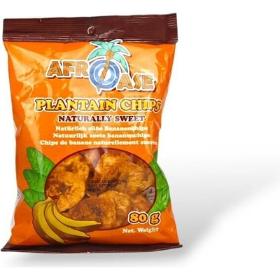 Bananové čipsy sladké AFROASE 80 g