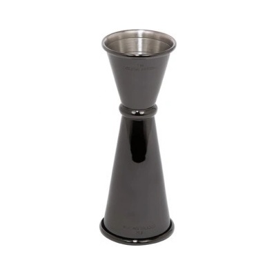 Japonský jigger ve černém provedení Cocktail Kingdom 25ml - 50ml