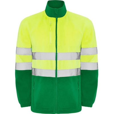 Roly Altair Fleecová mikina Hi Viz HV9305 Garden Green