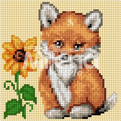 Milena Style Лисиче - гоблен с щампа с конци Ariadna