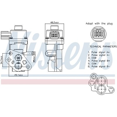 AGR - Ventil NISSENS 98341
