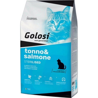 Golosi Cat Sterilised Tonno & Salmone 7,5 kg