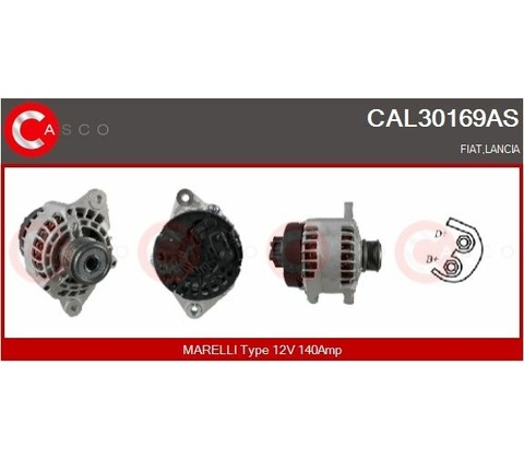 Alternátor CASCO CAL30169AS