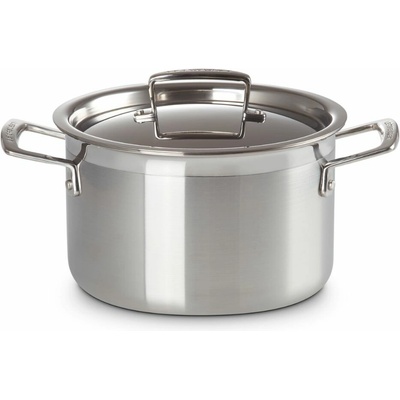 Le Creuset Kastról CLASSIC 18 cm, 2,3 l, strieborná, nerezová oceľ