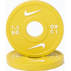 Nike strength Тежести Nike Strength Change Plates 2 x 1, 5 kg yellow/white