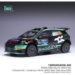 IXO Модели на автомобили и мотоциклети модел 1/18 IXO Škoda Fabia Rally2, WRC, Safari Rallye Kenia, 2024 (TRS7849-3931)