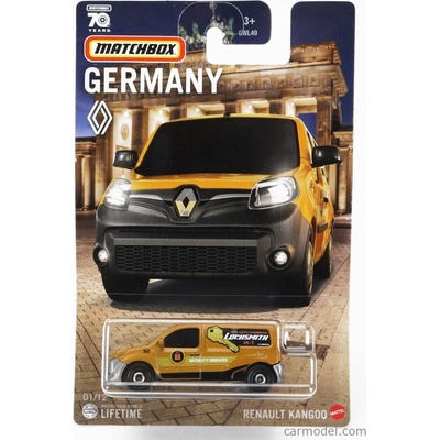 Mattel hot wheels Renault Kangoo Van Lochsmith 2015 Měď 1:64