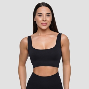 GymBeam Безшевен спортен сутиен Lift Black M