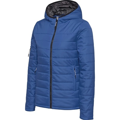 Hummel North Quilted Hood Jacket Woman modrá