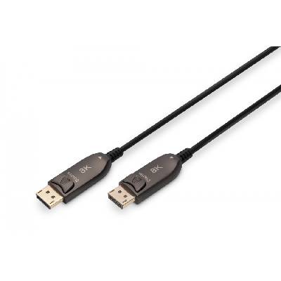 AK-340107-150-S DisplayPort кабел 15 м Черен (AK-340107-150-S)