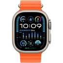 Apple Watch Ultra 2 49 mm titánové puzdro s oranžovým oceánskym remienkom MREH3CS/A