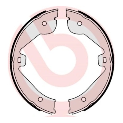 Sada brzd. čeľustí parkov. brzdy BREMBO S 85 536