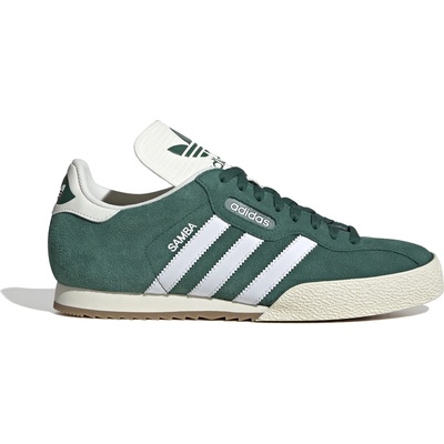 Adidas Мъжки маратонки Adidas Originals Samba Suede Trainers Mens - Green/White