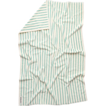 Bongusta Плажна кърпа Bongusta Naram Bath Sheet Beach towel - Pure White & Grass - размер 150 x 100 cm (581-0366-0811)