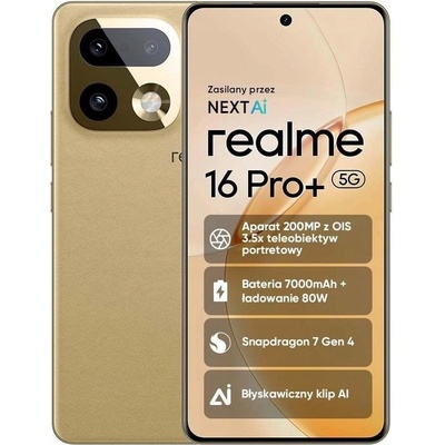 Realme 16 Pro+ 8GB/256GB Gold