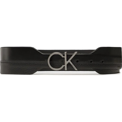 Calvin Klein Дамски колан Calvin Klein Re-Lock Mix Waist Belt 50Mm K60K610790 Черен (Re-Lock Mix Waist Belt 50Mm K60K610790)