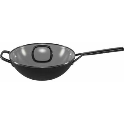 ZWILLING Milano Wok with Glass Lid 30 cm, Black