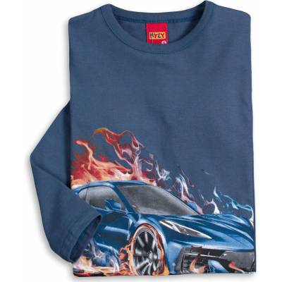 Kyly tričko Auto modré