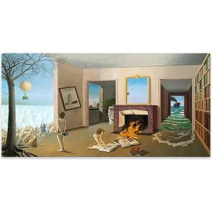 TopMebel " Entre Les Trous De La Memoire" TopMebel картина на платно с дигитален печат 80x40x3cm