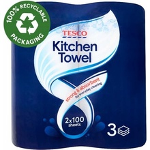 Tesco Kuchynské utierky 3 vrstvy 2 kotúče