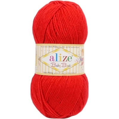 Alize Baby Best 56 červená