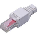 WaliSec Съединител Walisec - RJ45-6U-TL (RJ45, Cat6, екраниран, 8P8C, позлатен, без инструменти) (RJ45-6U-TL)
