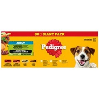 Pedigree Adult mixovaný výběr ve šťávě 80 x 100 g