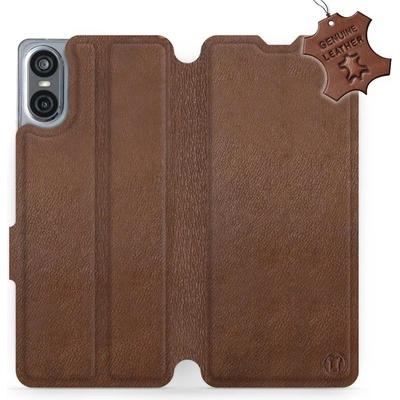 Mobiwear - Sony Xperia 10 VI - Hnědé – Zbozi.Blesk.cz