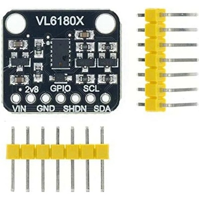 KUONGSHUN ELECTRONICS Unsoldered Black VL6180X Optical Ranging Enviroment Light Sensor3,3V-5V Gesture