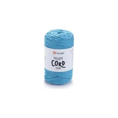 YarnArt Macrame Cord 3 mm 763 - světlý tyrkys
