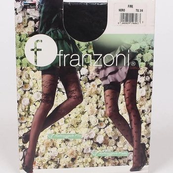 Image 1 of Дамски силиконови 7/8 чорапи в черно - fire